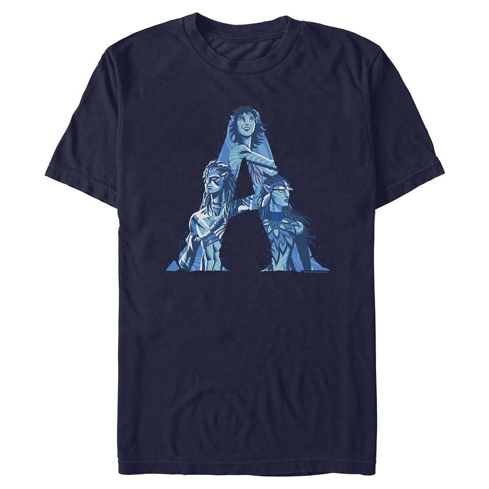 Avatar: Fire and Ash Logo T-Shirt for Adults &ndash; Blue