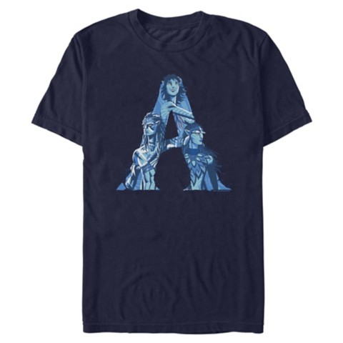 Футболки Disney Avatar: Fire and Ash Logo T-Shirt for Adults – Blue
