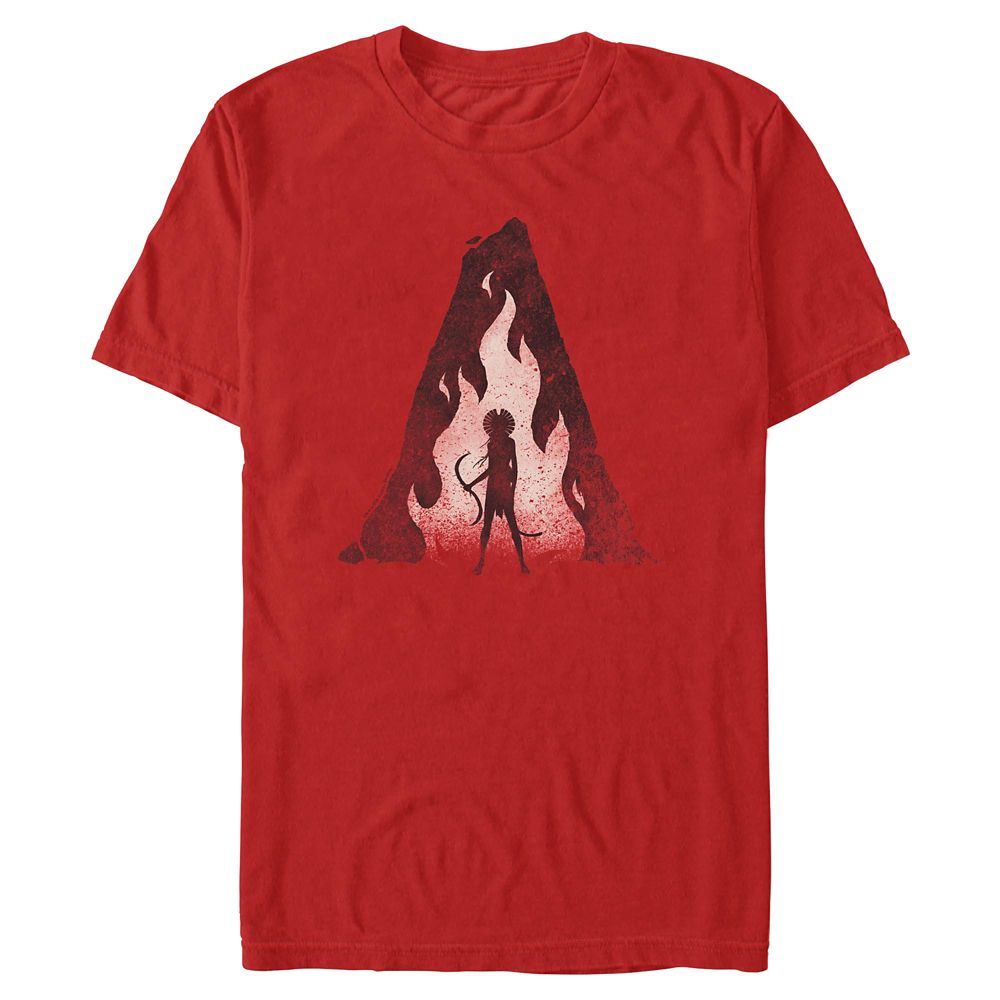 Avatar: Fire and Ash Logo T-Shirt for Adults &ndash; Red