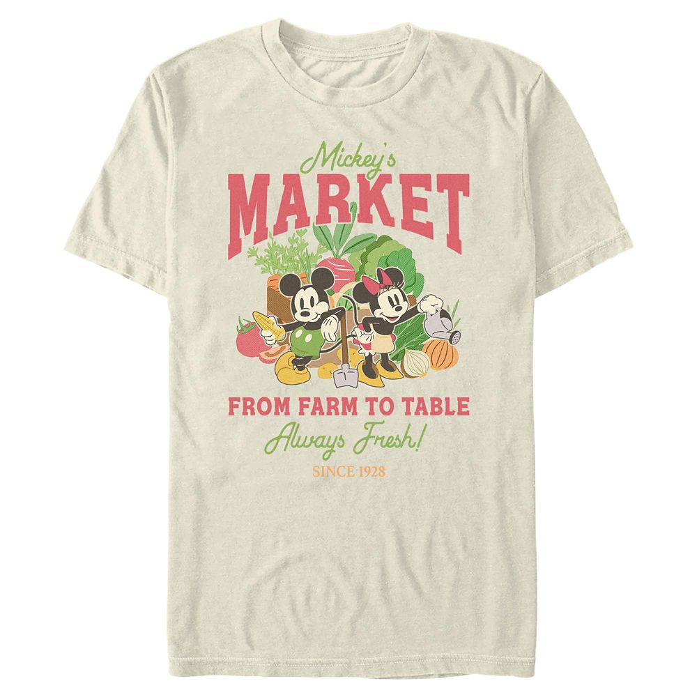Mickey and Minnie Mouse ''Mickey's Market'' T-Shirt for Adults