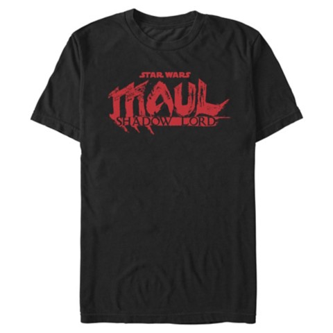 Мужские футболки Disney Star Wars: Maul – Shadow Lord Logo T-Shirt for Adults