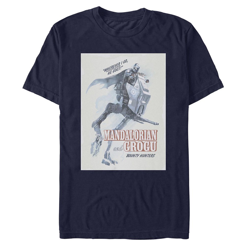 Star Wars The Mandalorian and Grogu ''Bounty Hunters'' T-Shirt for Adults