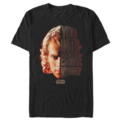 Футболки Disney Anakin Skywalker Face T-Shirt for Adults – Star Wars – Exclusive