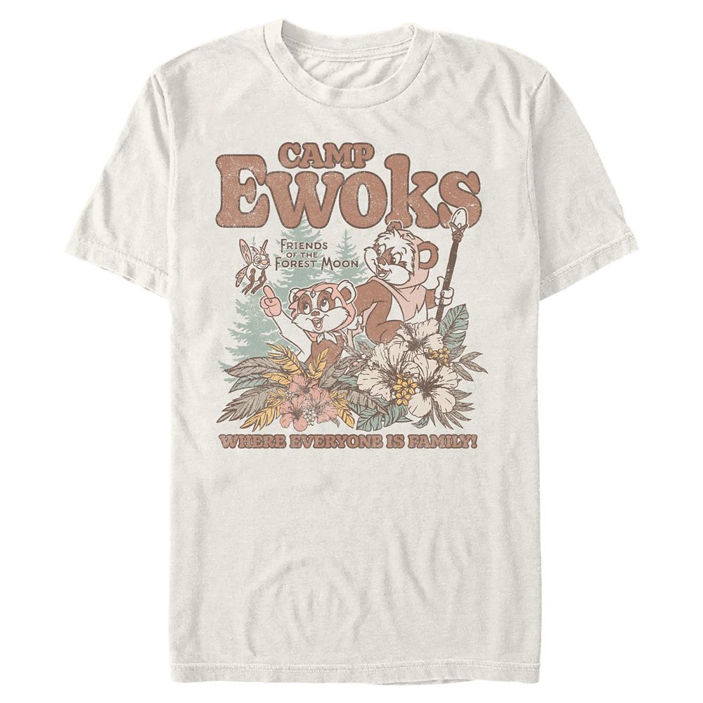 Wicket and Kneesaa ''Camp Ewoks'' T-Shirt for Adults - Star Wars Ewoks - Exclusive
