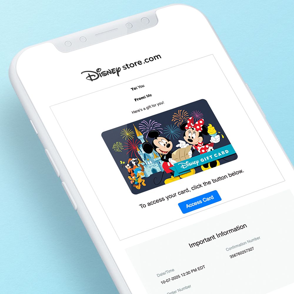 Fireworks Fantasy Disney Gift Card eGift