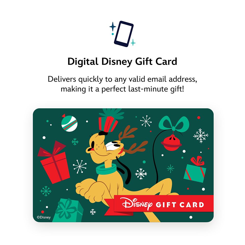Digital Disney Gift Card &ndash; Pluto Holiday