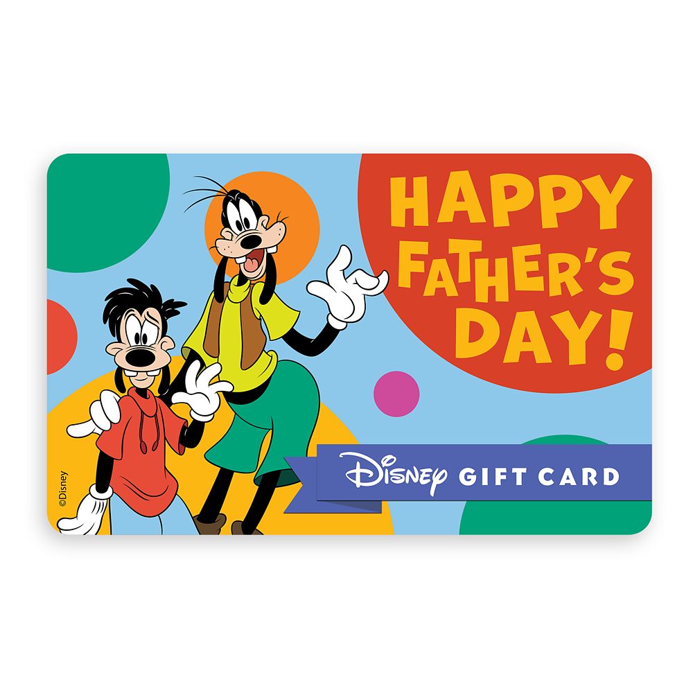 Goofy & Max Happy Fathers Day Disney Gift Card eGift