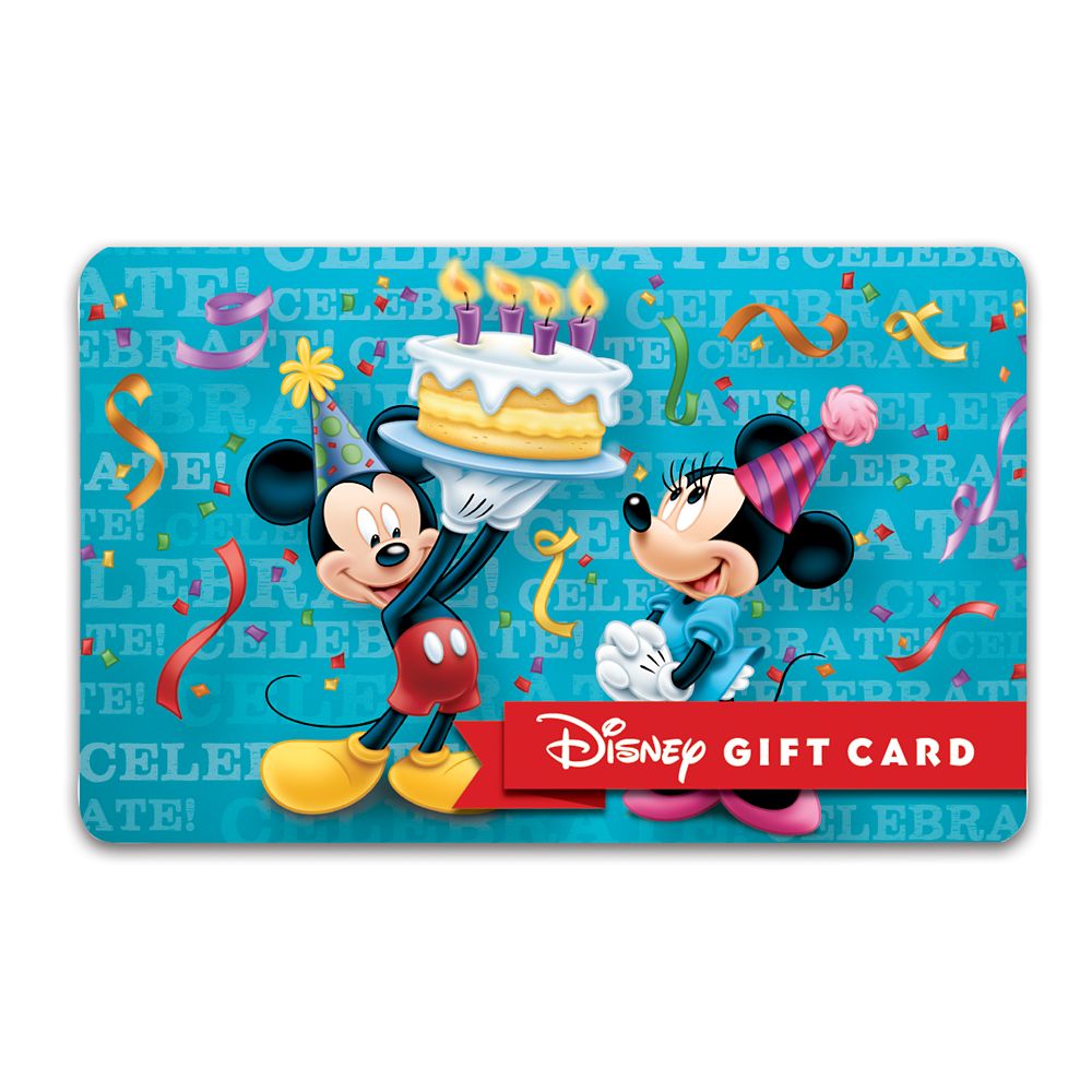 Birthday Wishes Disney Gift Card