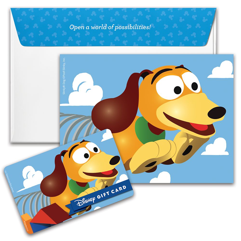 Slinky Dog Disney Gift Card &ndash; Toy Story