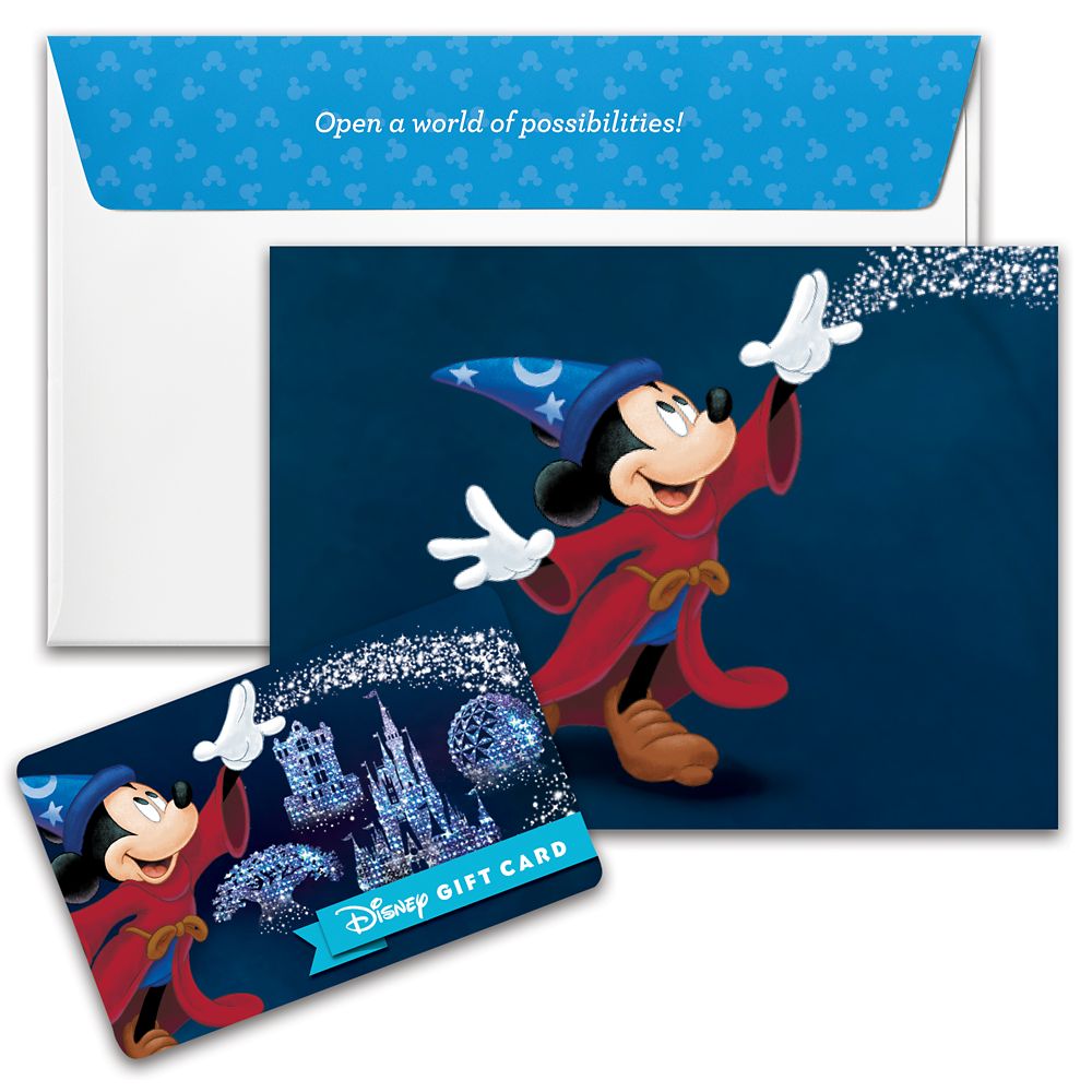 Sorcerer Mickey Mouse Disney Gift Card - Walt Disney World
