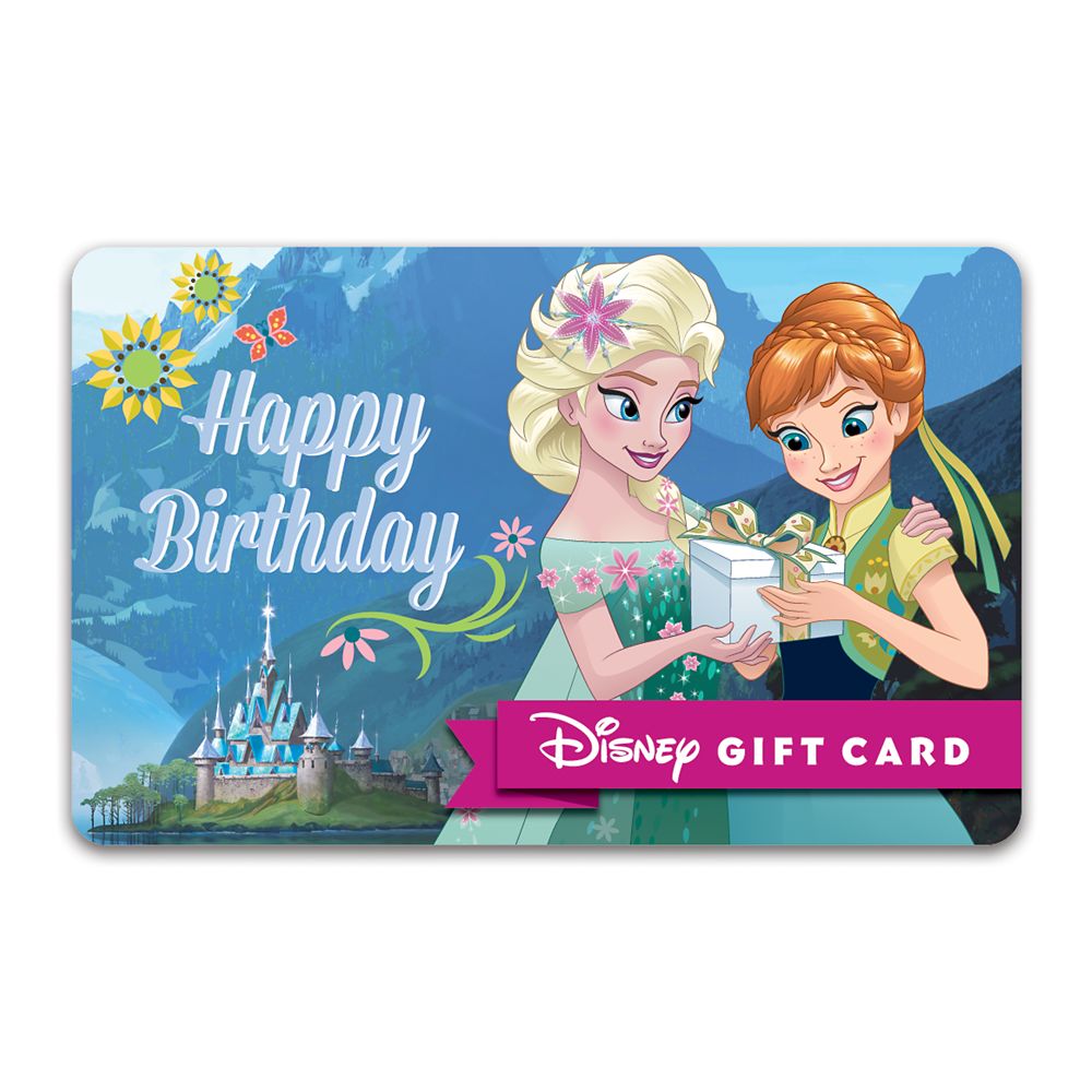 Frozen Happy Birthday Disney Gift Card