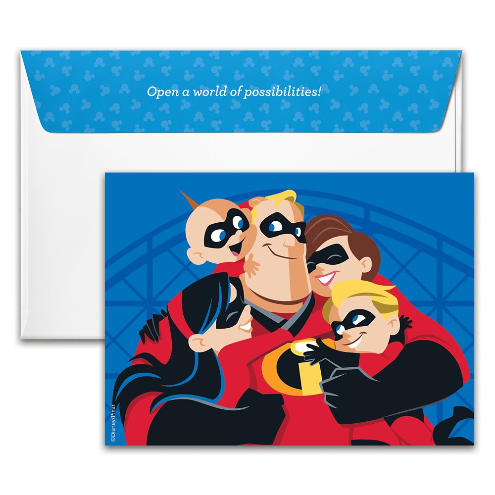 Incredibles Disney Gift Card