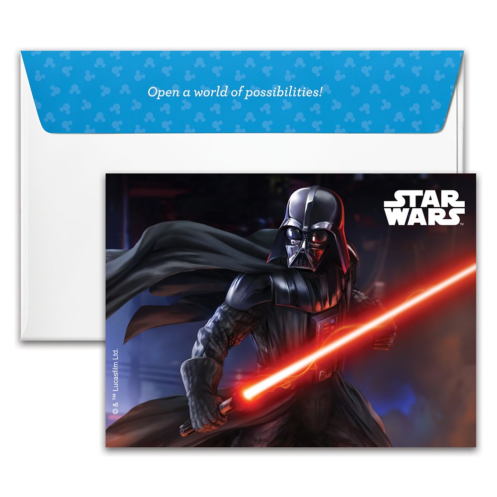Darth Vader Disney Gift Card - Star Wars