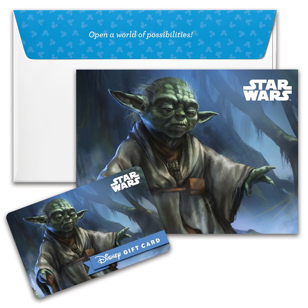 YODA Disney Gift Card - Star Wars