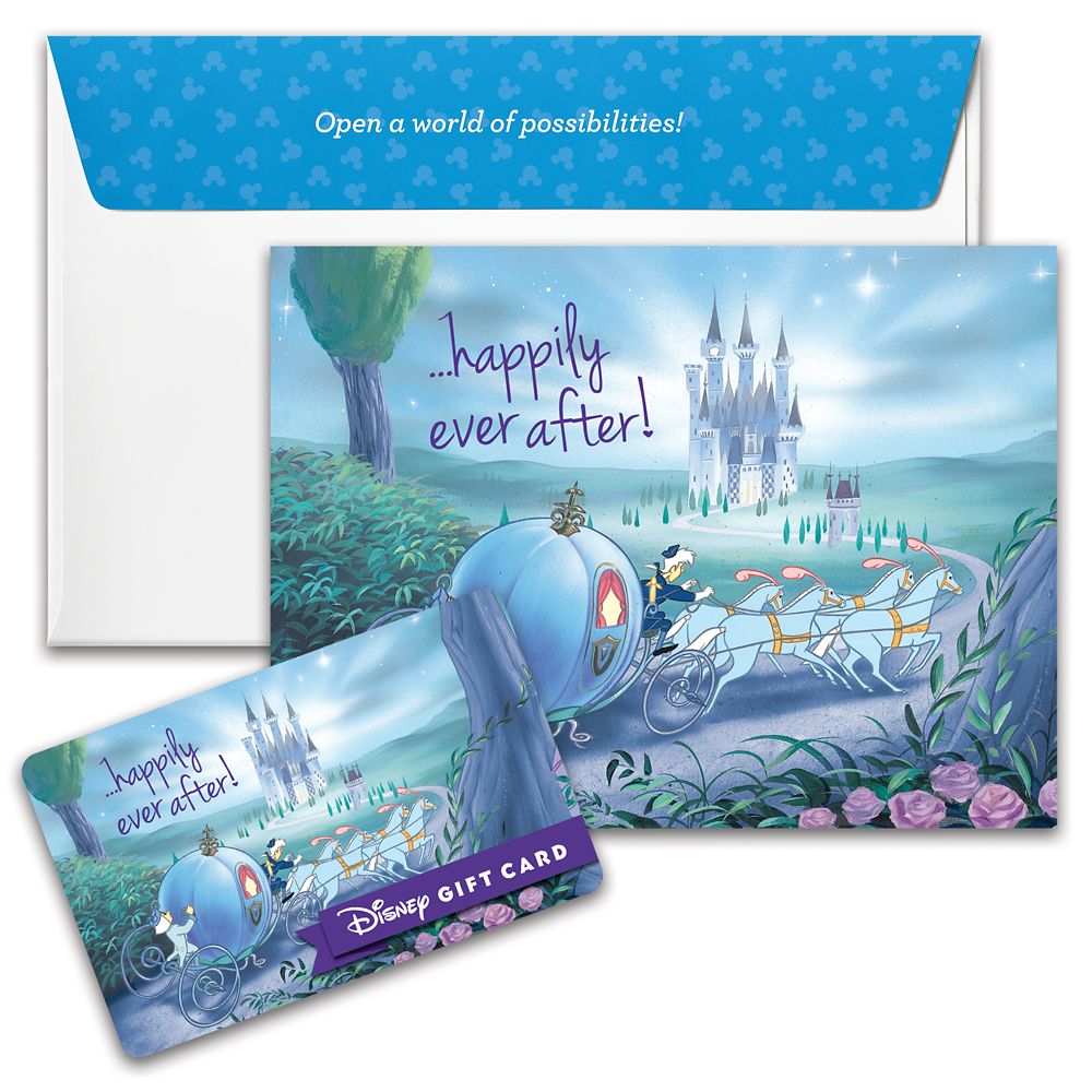 Cinderella ''Happily Ever After'' Wedding Disney Gift Card