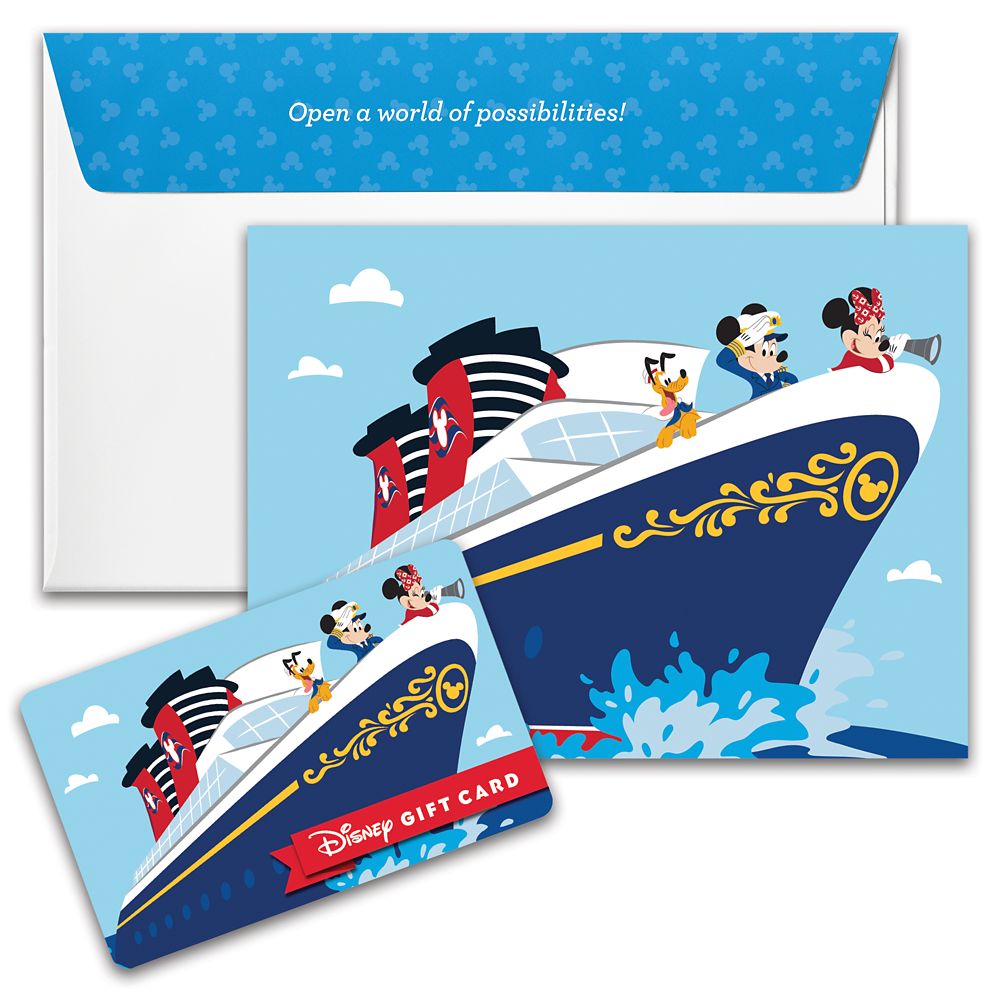 Captain Mickey Mouse and Friends Disney Gift Card - Disney Cruise Line