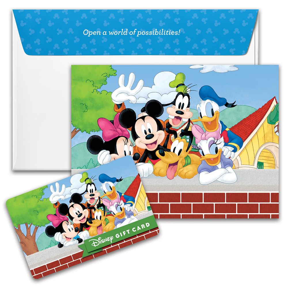 Mickey Mouse and Friends Snapshot Disney Gift Card