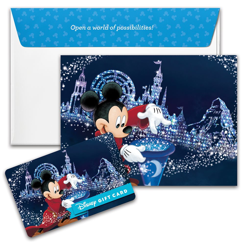 Sorcerer Mickey Mouse Disney Gift Card - Disneyland