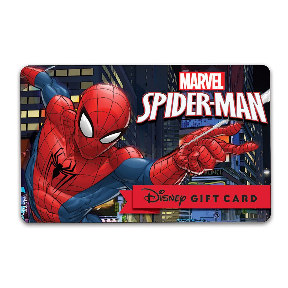 Spider-Man Disney Gift Card