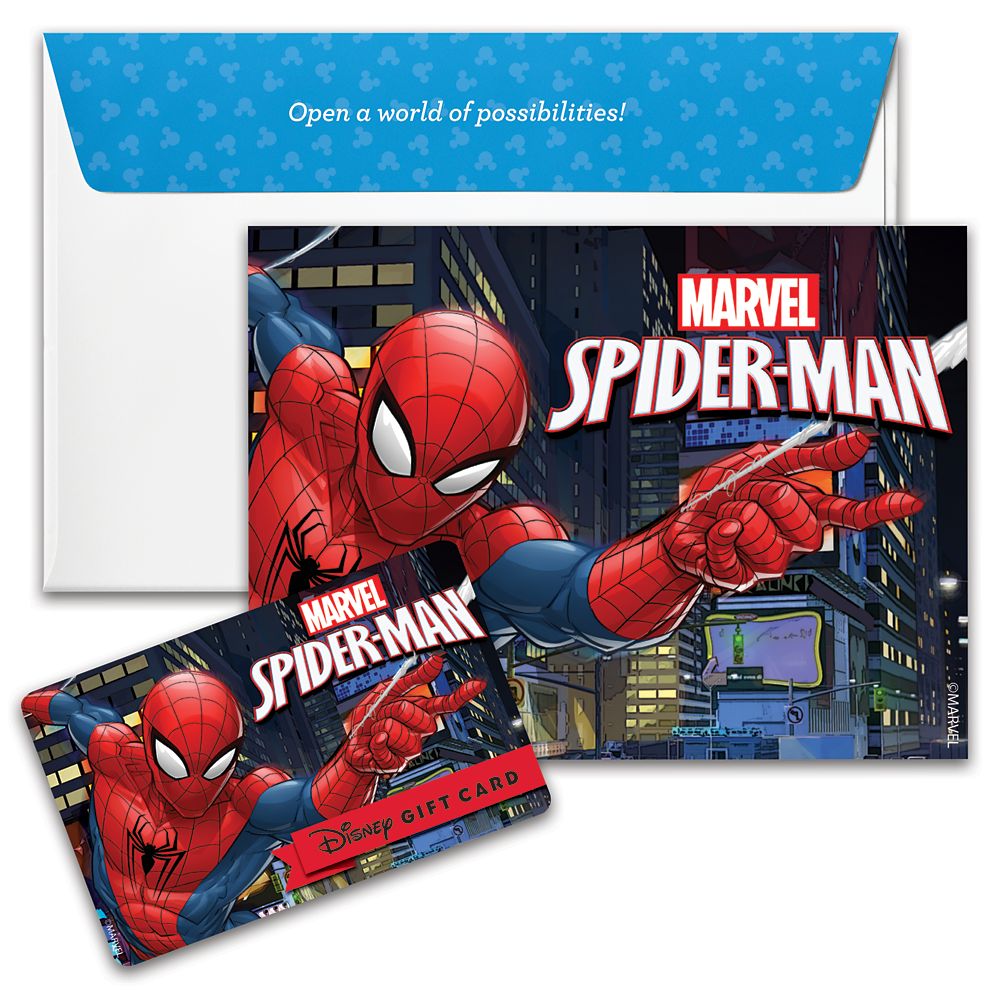 Spider-Man Disney Gift Card