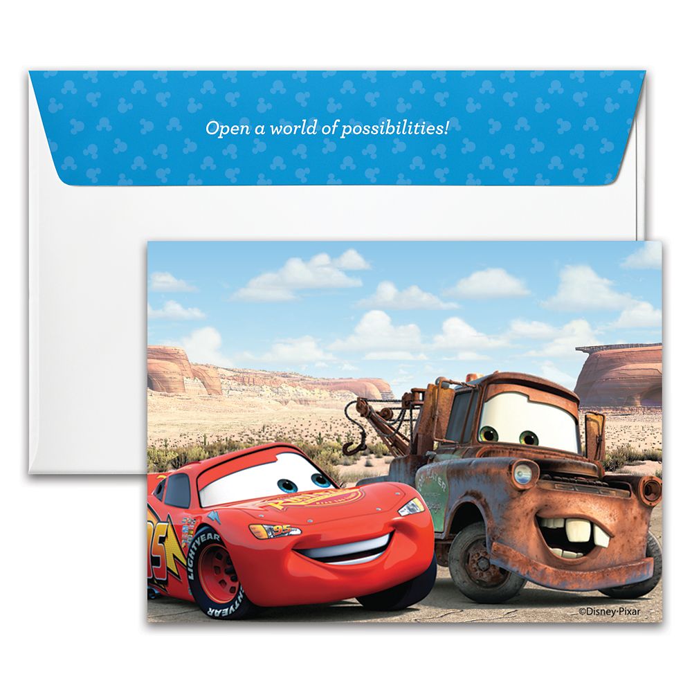 Cars Disney Gift Card