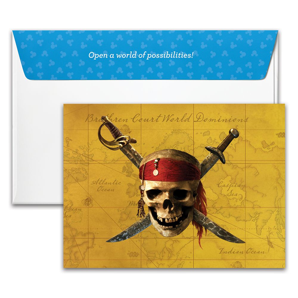 Pirates of the Caribbean Disney Gift Card