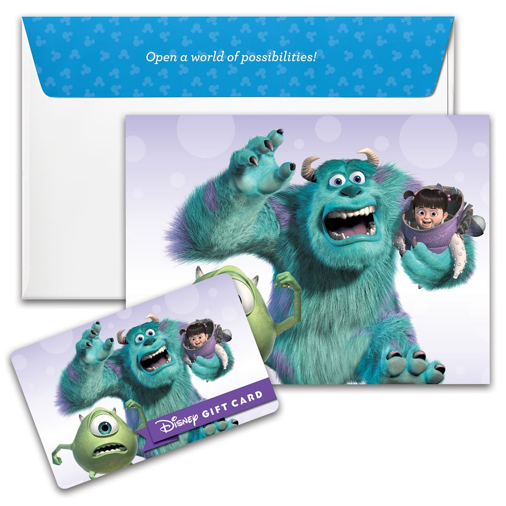 Monsters, Inc. Disney Gift Card