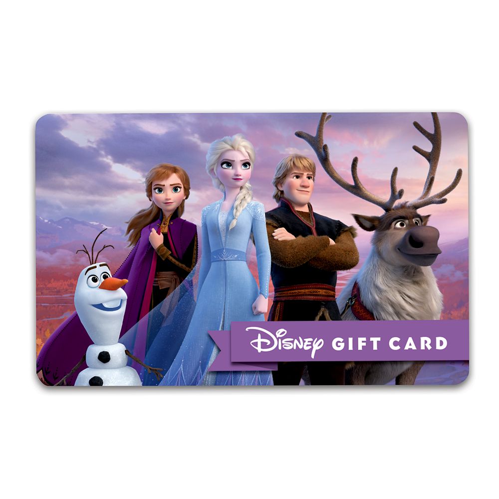 Frozen 2 Disney Gift Card