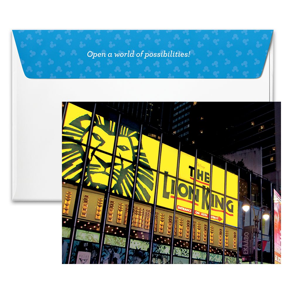 The Lion King Musical &ndash; Disney on Broadway Disney Gift Card