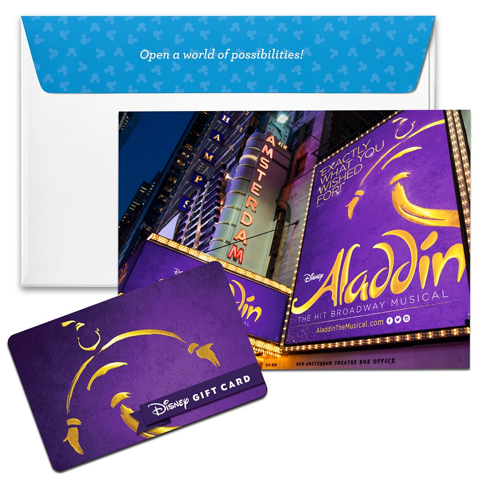 Aladdin The Musical &ndash; Disney on Broadway Disney Gift Card