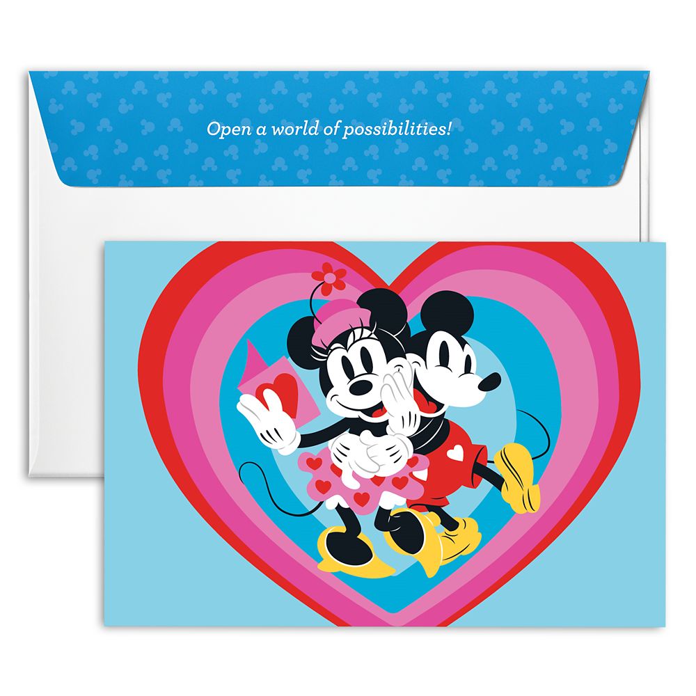 Mickey and Minnie Mouse Valentine&rsquo;s Day Disney Gift Card