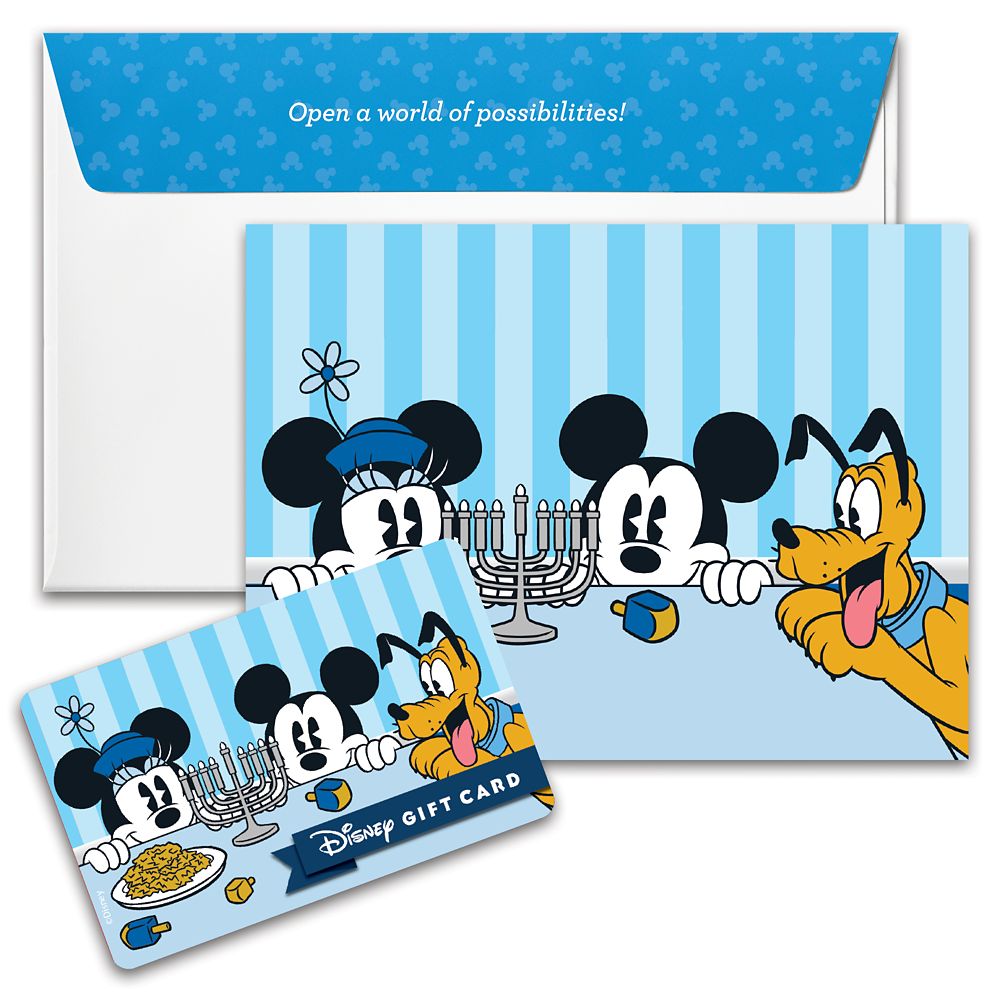 Mickey Mouse and Friends Hanukkah Disney Gift Card