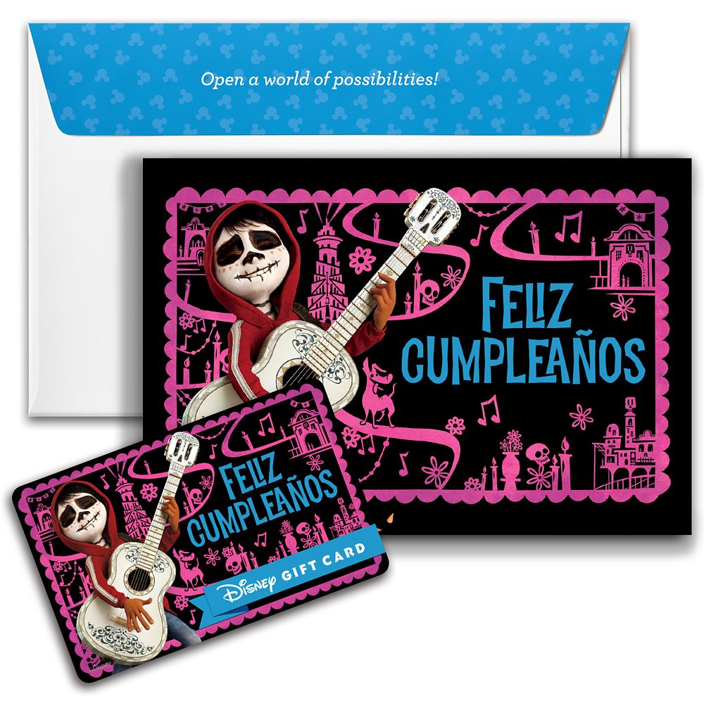 Coco ''Feliz Cumplea&ntilde;os'' Disney Gift Card