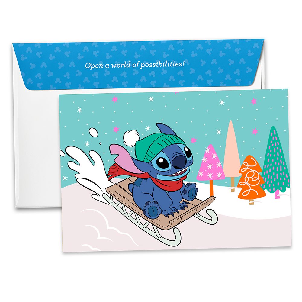 Stitch Holiday Disney Gift Card