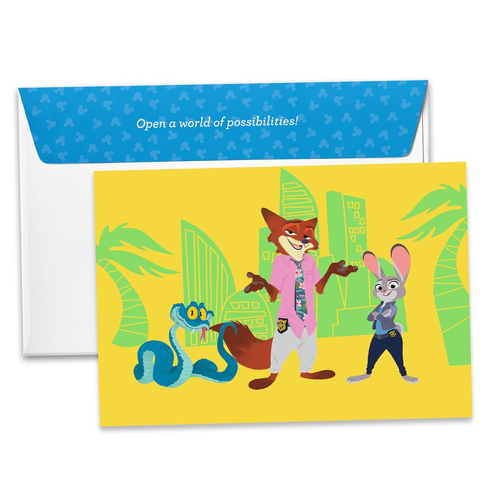 Zootopia 2 Disney Gift Card