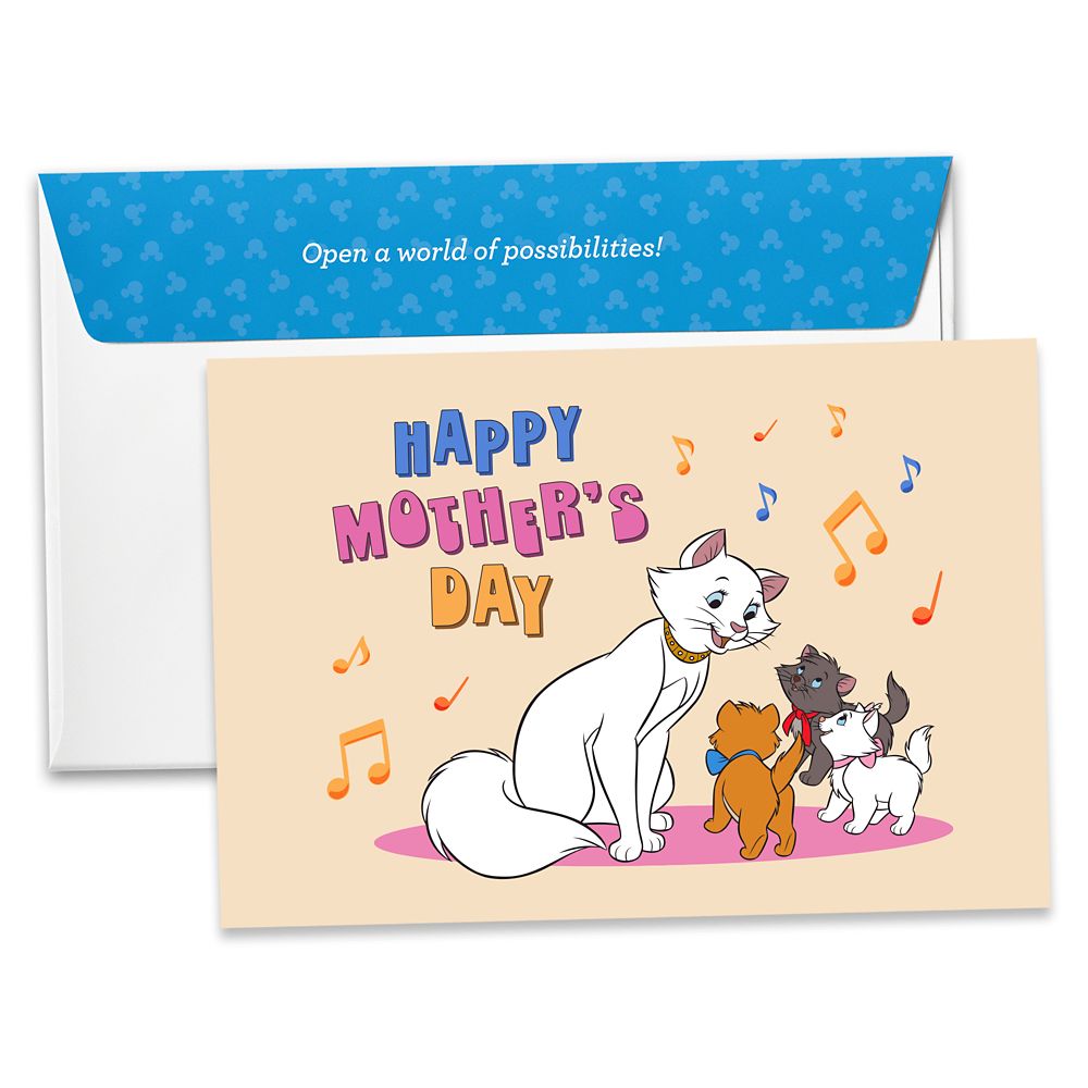 The Aristocats Happy Mother's Day Disney Gift Card