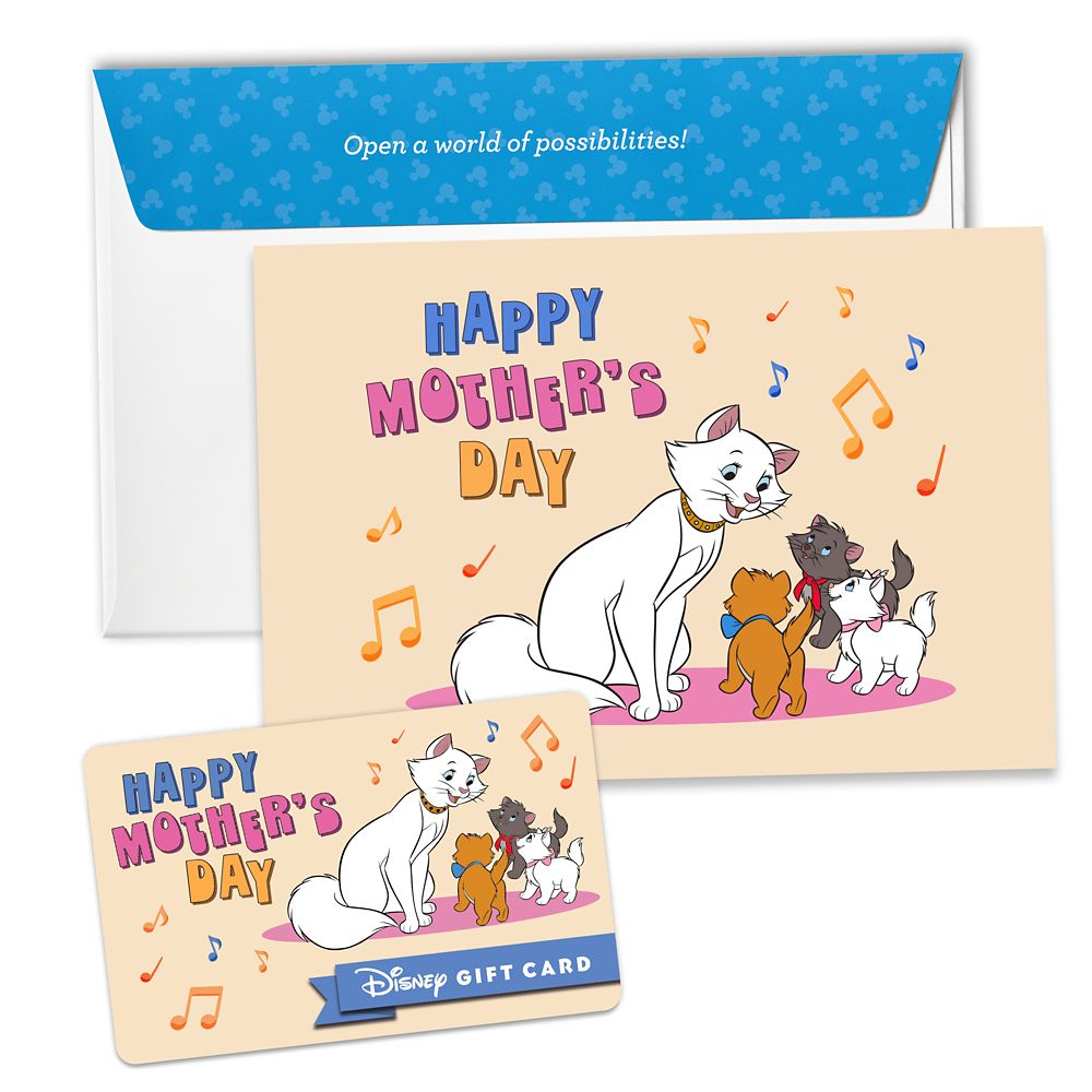 The Aristocats Happy Mother's Day Disney Gift Card