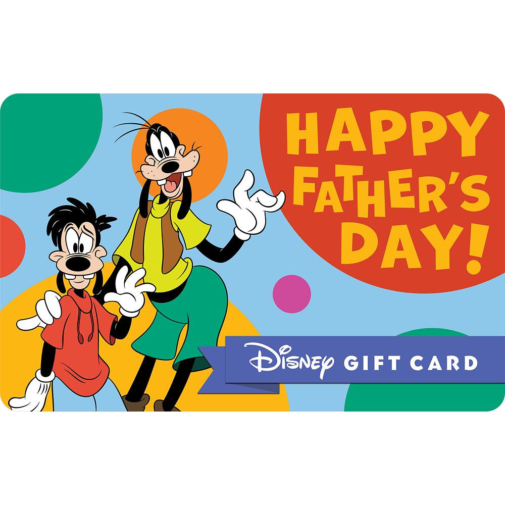 Goofy & Max Happy Father's Day Disney Gift Card
