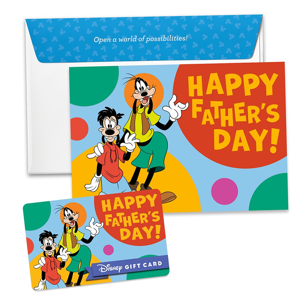 Goofy & Max Happy Father's Day Disney Gift Card