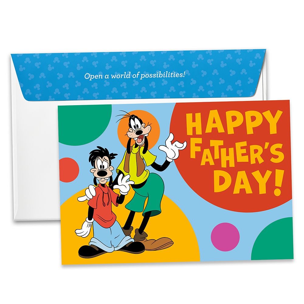Goofy & Max Happy Father's Day Disney Gift Card