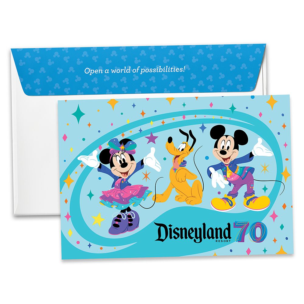 Disneyland Resort 70th Celebration Disney Gift Card