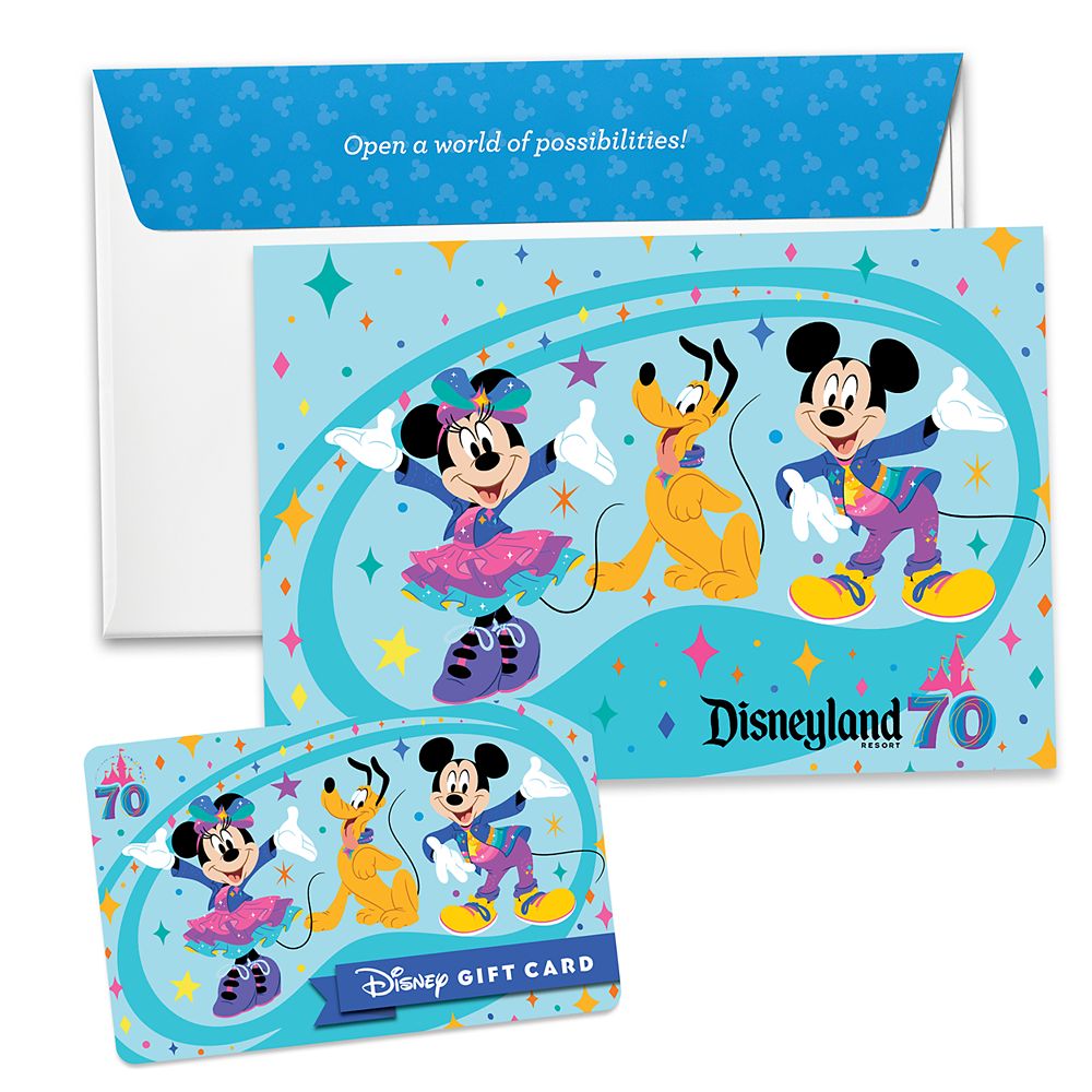 Disneyland Resort 70th Celebration Disney Gift Card