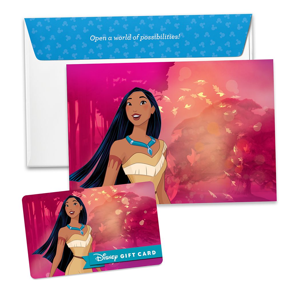 Pocahontas Disney Gift Card