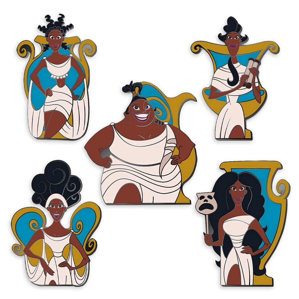 D23-Exclusive Hercules 25th Anniversary &ndash; The Muses Pin Set