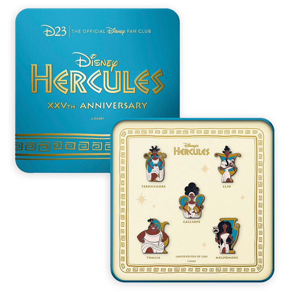 D23-Exclusive Hercules 25th Anniversary &ndash; The Muses Pin Set