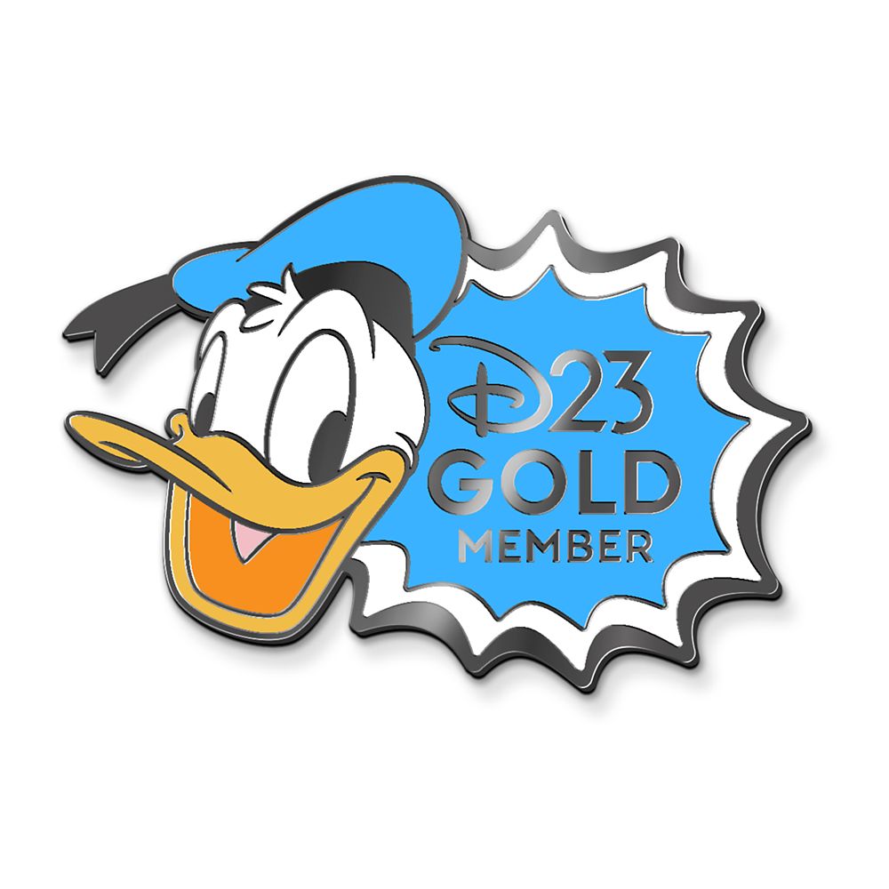 D23-Exclusive Donald Duck ''Gold Member'' Pin Limited Release Official shopDisney