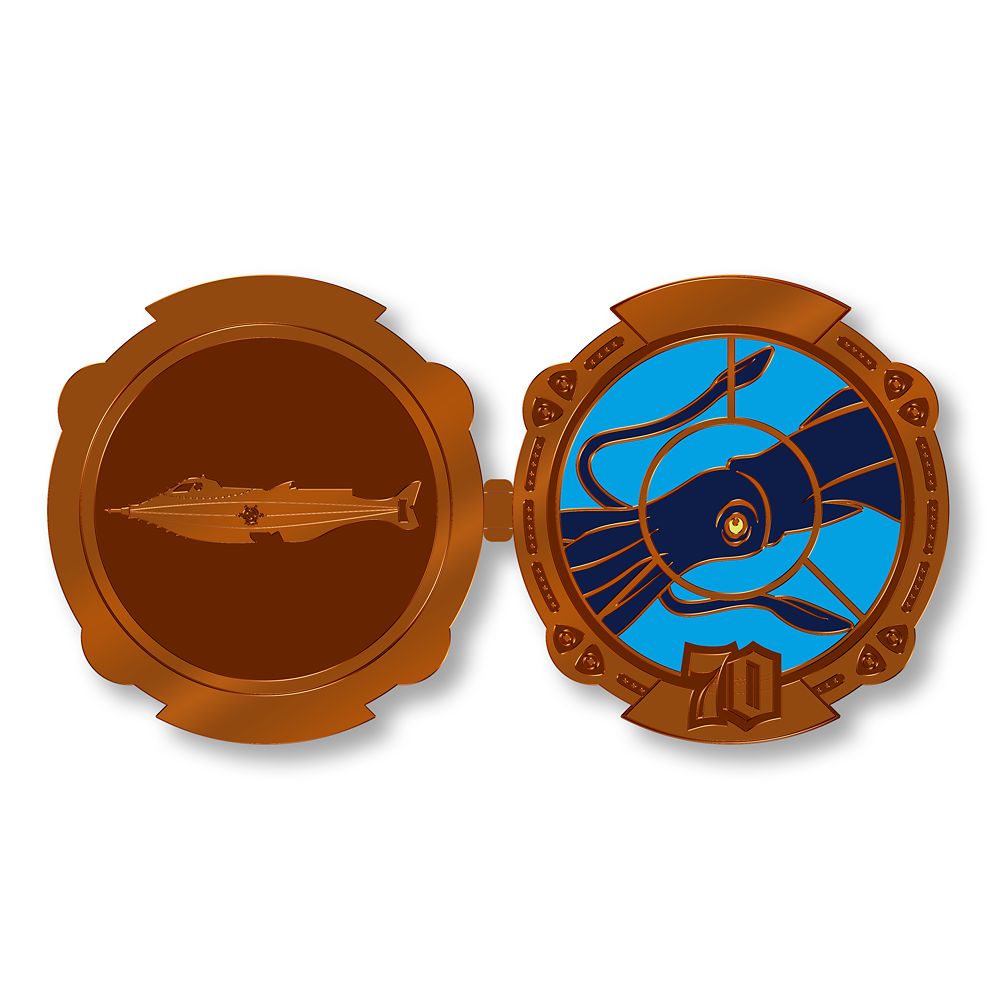 D23-Exclusive 20,000 Leagues Under the Sea 70th Anniversary Hinged Pin – Limited Edition