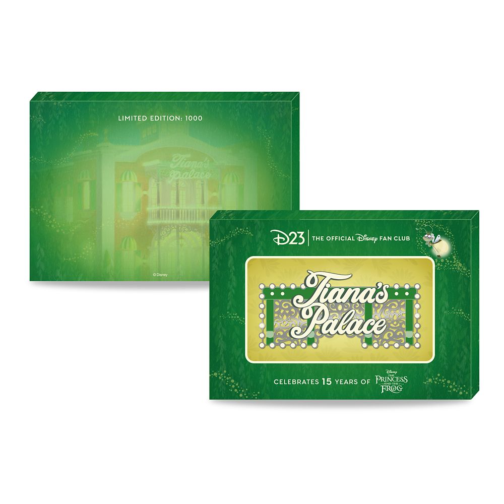 D23-Exclusive The Princess and the Frog 15th Anniversary Jumbo Glow Pin - Limited Edition