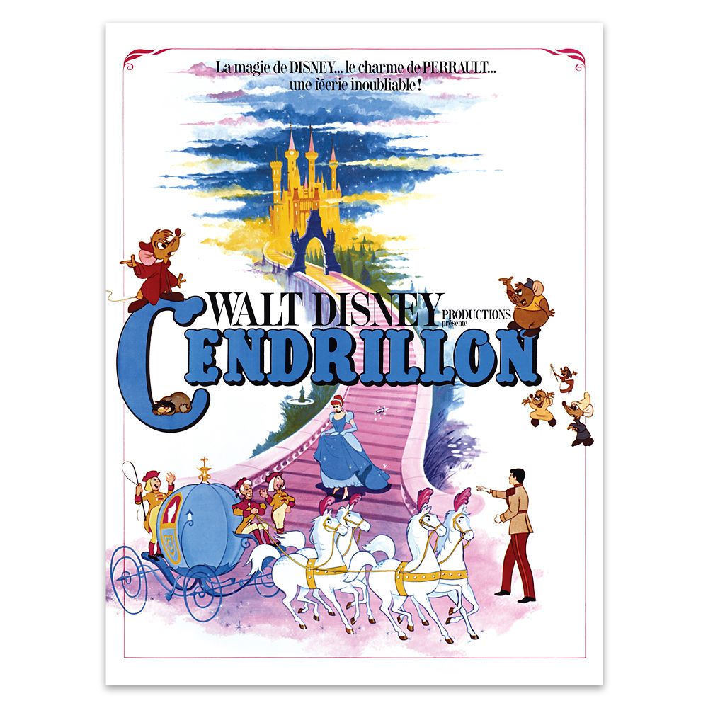 D23-Exclusive Cinderella 75th Anniversary Poster Set - Limited Edition