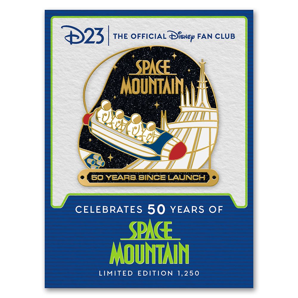 D23-Exclusive Space Mountain 50th Anniversary Pin - Limited Edition